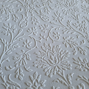 Small Damask paintable wallpaper - Walnut lane