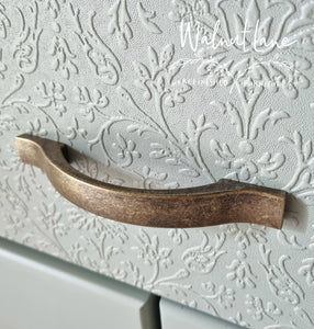 Small Damask paintable wallpaper - Walnut lane